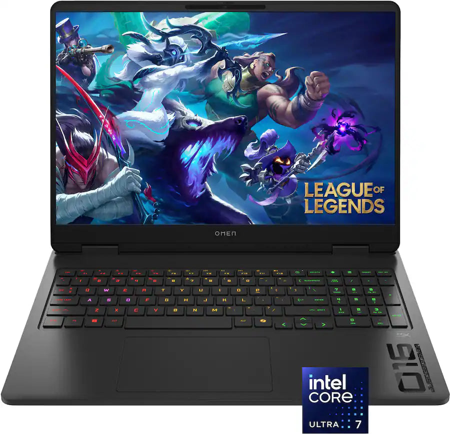 HP OMEN - 16" 2K 144Hz Gaming Laptop - Intel Core Ultra 7 255H w/ AI Boost 2025 - 16GB Memory - NVIDIA GeForce RTX 5060 - 1TB SSD - Shadow Black