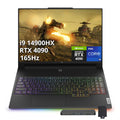 Lenovo - Legion 9i 16" 165Hz Gaming Laptop,Intel i9-14900HX,32GB RAM,2TB+1TB Dock Set,RTX 4090,Backlit,Win 11 - Black